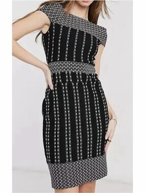 Ted Baker Yolinii Off the Shoulder Knit Dress Black
